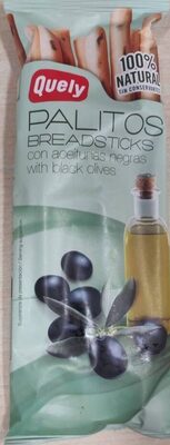 Palitos con aceitunas negras