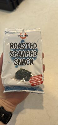 ROASTED SEAWEED SNACK front packaging