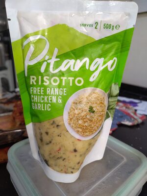 Risotto free range chicken and garlic