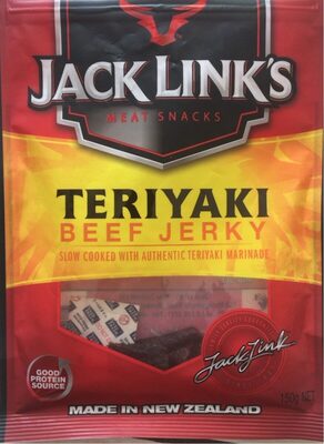 Teriyaki Beef Jerky front packaging