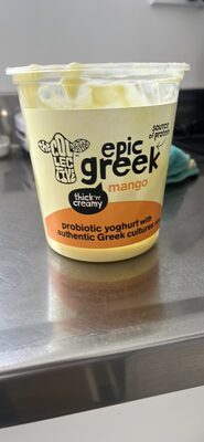 epic greek mango probiotic yoghurt