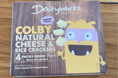 Colby Natural Cheese & Rice Crackers