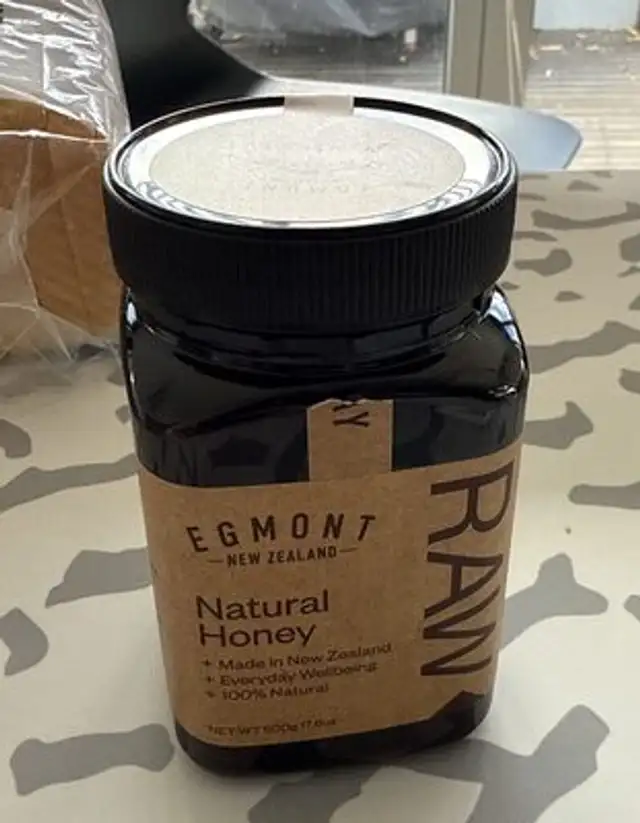 Raw Honey front packaging