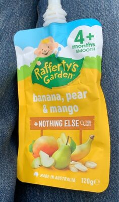 Raf Banana, pear&mango 120g