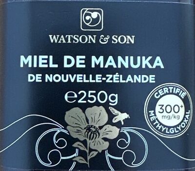 Miel de manuka front packaging