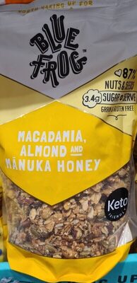 Macadam almond and manuka honey