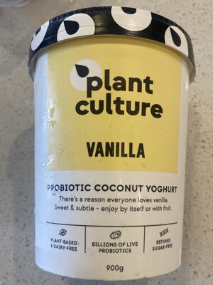 Vanilla Probiotic Coconut Yoghurt