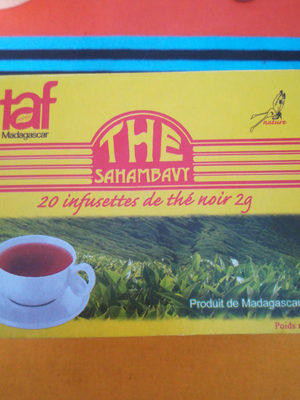 Thé Sahambavy front packaging