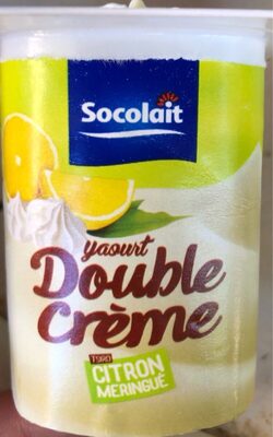 Yaourt double creme citron meringué