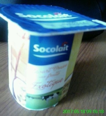 Yaourt aux fruits front packaging