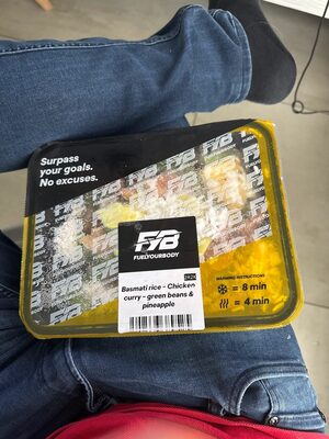 Basmati Rice - Chicken Curry - Green Brand & Pineapple