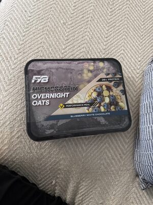 High Proteïne Overnight Oats - Blueberry White Chocolate