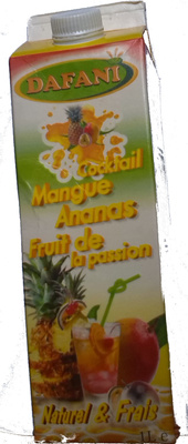 Cocktail Mangue Ananas Fruit de la passion
