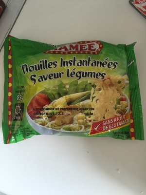 Nouilles instantanées saveur légumes