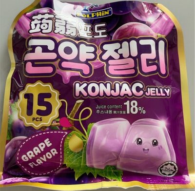 Konjac jelly grape
