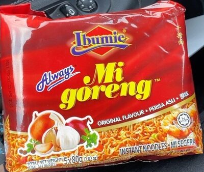 Mi goreng front packaging