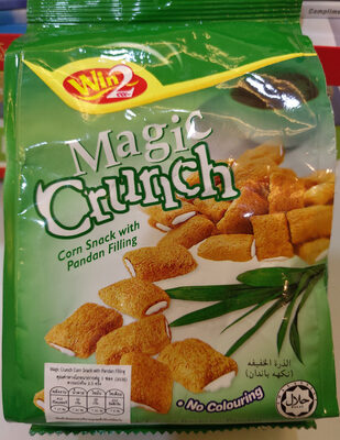 Corn Snack With Pandan Filling - 70 g front packaging