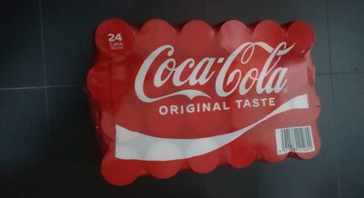 24 Cans Coke front packaging