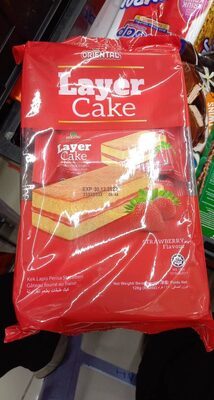 Oriental Layer Cake Strawberry Flavour front packaging