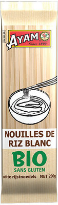 Nouilles de riz blanc Bio