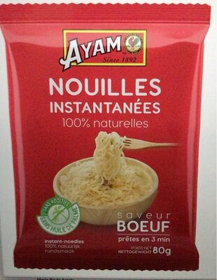 Nouilles instantanées saveur boeuf