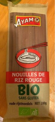 NOUILLE DE RIZ ROUGE BIO SANS GLUTEN