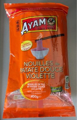 Nouilles de patate douce violette