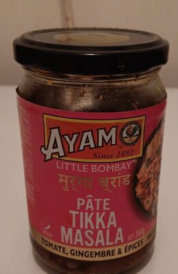 Pâte Tikka Massala front packaging