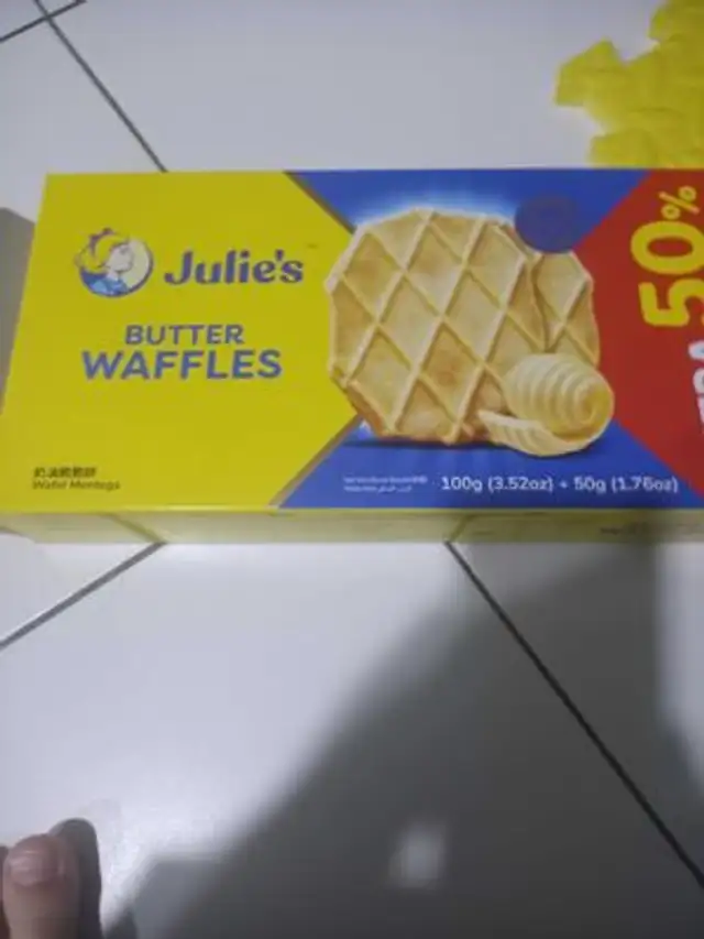 Butter Waffles nutrition facts table