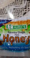 Licorice drops with honey