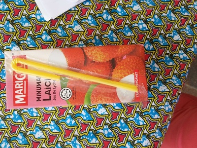 Minuman Laici (Lychee drink) front packaging