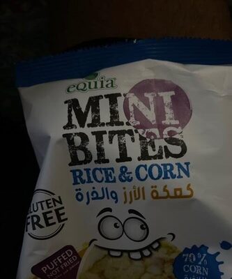 Mini bites rice and corn