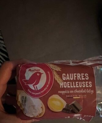 Gaufres Nappées au Chocolat front packaging