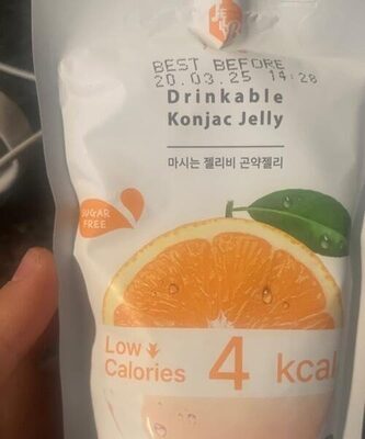 Drinkable Konjac jelly orange