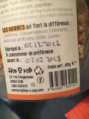 Maïs soufflé Caramiel & Noix