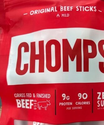 Chomps Beef Stick front packaging
