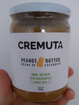 Cremuta - Crema de cacahuete natural