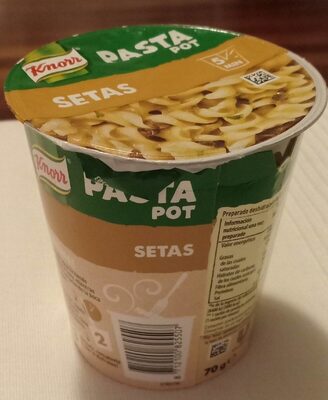 Pasta POT con setas