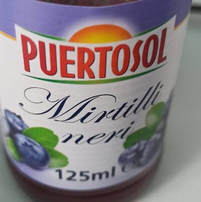 Succo di mirtilli neri