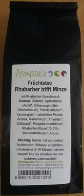 Früchtetee Rhabarber trifft Minze