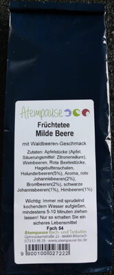 Früchtetee milde Beere
