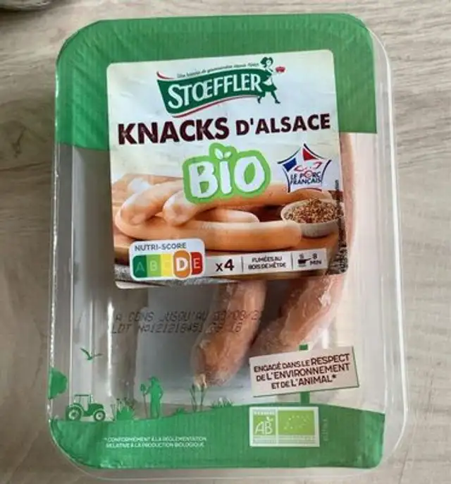 Knacks d’alsace front packaging