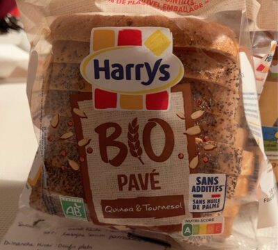 Bio pavé quinoa et tournesol