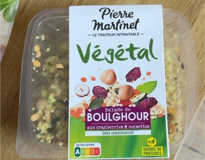 Salade de boulghour au Cranberry et noisettes