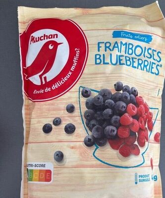 Framboises blueberries surgelés