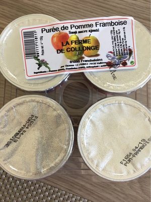 Puree de pomme framboise